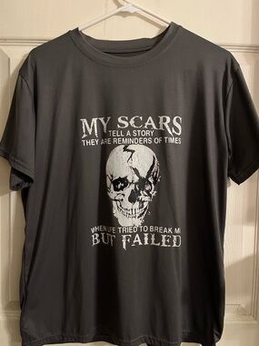 Graphic Skull Short Sleeve Tee - Black